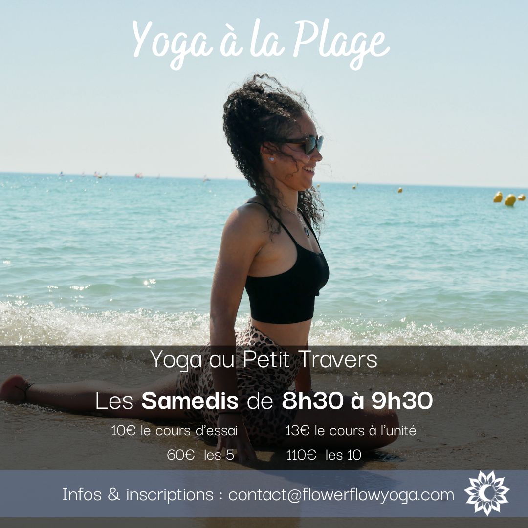 Yoga a la Plage petit travers carnon maugio montpellier