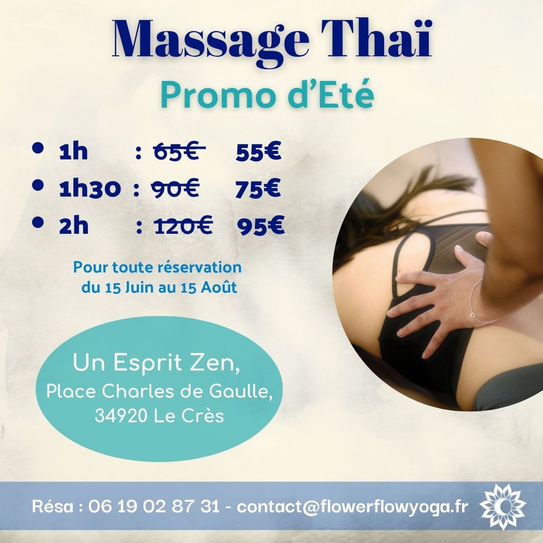 massage thai carte cadeau promo yoga montpellier le cres un esprit zen soin bien etre